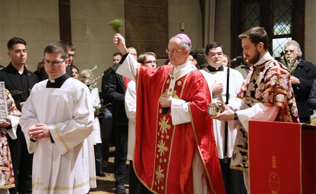 Nadbiskup Kutleša predvodio misno slavlje Nedjelje Muke Gospodnje u Zagrebačkoj katedrali